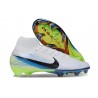 Crampons de Foot Nike Mercurial Superfly X Elite FG Blanc Noir Bleu