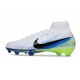 Crampons de Foot Nike Mercurial Superfly X Elite FG Blanc Noir Bleu