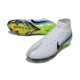 Crampons de Foot Nike Mercurial Superfly X Elite FG Blanc Noir Bleu
