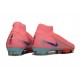 Crampons de Foot Nike Mercurial Superfly X Elite FG Rose Bleu
