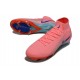 Crampons de Foot Nike Mercurial Superfly X Elite FG Rose Bleu