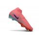 Crampons de Foot Nike Mercurial Superfly X Elite FG Rose Bleu