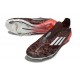 adidas F50 Elite Laceless FG Nouvelles Marron Argent Rouge