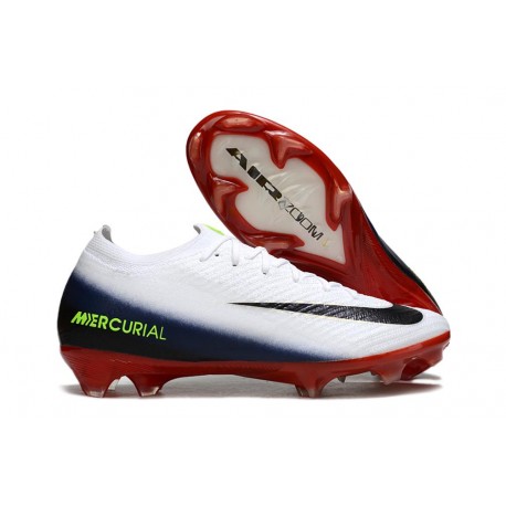 Chaussure Nike Zoom Mercurial Vapor 16 Elite FG Blanc Noir Rouge