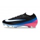 Chaussure Nike Zoom Mercurial Vapor 16 Elite FG Noir Blanc Bleu