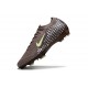 Chaussure Nike Zoom Mercurial Vapor 16 Elite FG Marron Jaune
