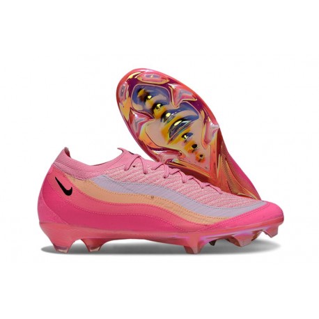 Chaussure Nike Zoom Mercurial Vapor 16 Elite FG AM95 Rose