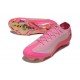 Chaussure Nike Zoom Mercurial Vapor 16 Elite FG AM95 Rose