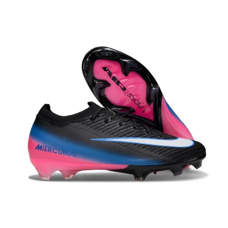 Chaussure Nike Zoom Mercurial Vapor 16 Elite FG Noir Blanc Rose