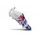 Adidas Predator Foldover Elite FG Blanc Bleu Rouge