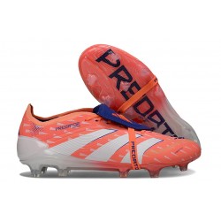 Adidas Predator Foldover Elite FG Orange Blanc