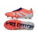 Adidas Predator Foldover Elite FG Orange Blanc