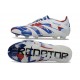 Chaussure adidas Predator Elite FG Blanc Bleu Rouge