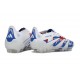 Chaussure adidas Predator Elite FG Blanc Bleu Rouge