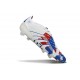 Chaussure adidas Predator Elite FG Blanc Bleu Rouge
