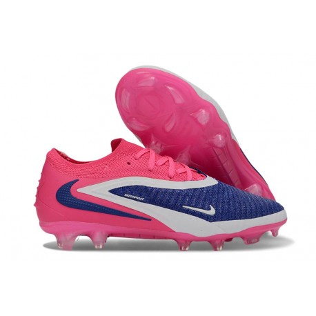 Crampons Nike Phantom 6 Elite Low FG Rouge Bleu