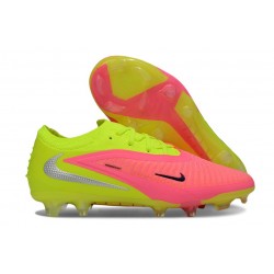 Crampons Nike Phantom 6 Elite Low FG Rose Limelight
