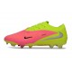 Crampons Nike Phantom 6 Elite Low FG Rose Limelight