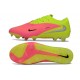 Crampons Nike Phantom 6 Elite Low FG Rose Limelight