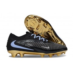 Crampons Nike Phantom 6 Elite Low FG Noir Or
