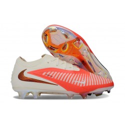 Crampons Nike Phantom 6 Elite Low FG Rouge Blanc