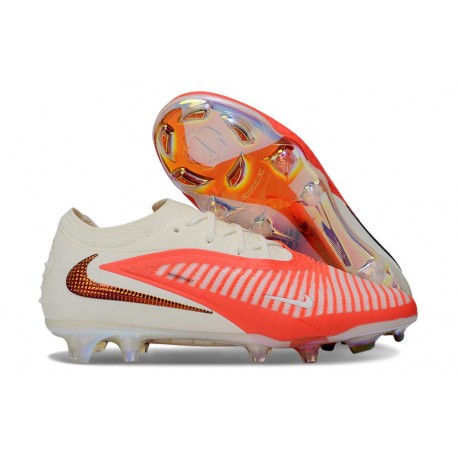 Crampons Nike Phantom 6 Elite Low FG Rouge Blanc