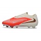 Crampons Nike Phantom 6 Elite Low FG Rouge Blanc