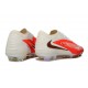 Crampons Nike Phantom 6 Elite Low FG Rouge Blanc