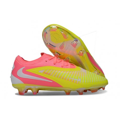 Crampons Nike Phantom 6 Elite Low FG Limelight Rose
