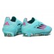 adidas F50+ Sans Lacets FG Bleu