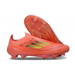 adidas F50+ Sans Lacets FG Orange Jaune