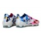 adidas Crampons F50 Elite FG Blanc Rose Bleu