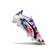 adidas Crampons F50 Elite FG Blanc Rose Bleu