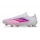 adidas F50 Elite Laceless FG Nouvelles Blanc Rose