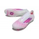 adidas F50 Elite Laceless FG Nouvelles Blanc Rose