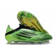 adidas F50 Elite Laceless FG Nouvelles Vert Noir