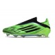 adidas F50 Elite Laceless FG Nouvelles Vert Noir
