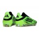 adidas F50 Elite Laceless FG Nouvelles Vert Noir