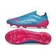 adidas F50 Elite Laceless FG Nouvelles Bleu Rose