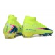 Crampons de Foot Nike Mercurial Superfly X Elite FG Limalight Voltio Bleu