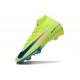 Crampons de Foot Nike Mercurial Superfly X Elite FG Limalight Voltio Bleu