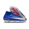 Crampons de Foot Nike Mercurial Superfly X Elite FG Bleu Blanc