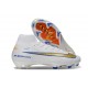 Crampons de Foot Nike Mercurial Superfly X Elite FG Blanc Or