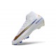 Crampons de Foot Nike Mercurial Superfly X Elite FG Blanc Or