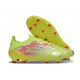 adidas Crampons F50 Elite FG Jaune Rouge Argent