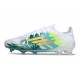 adidas Crampons F50 Elite FG Blanc Vert Or