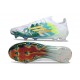 adidas Crampons F50 Elite FG Blanc Vert Or