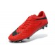 Chaussures de Football Nike Hypervenom Phantom FG Hommes Rouge Noir