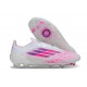 adidas Crampons F50 Elite FG Blanc Ftwr Rose Lucide