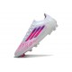 adidas Crampons F50 Elite FG Blanc Ftwr Rose Lucide